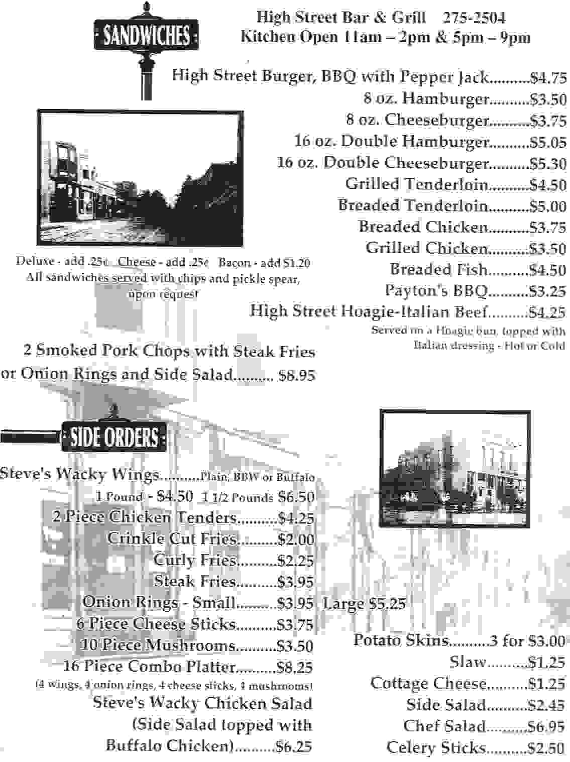 High Street Bar & Grill